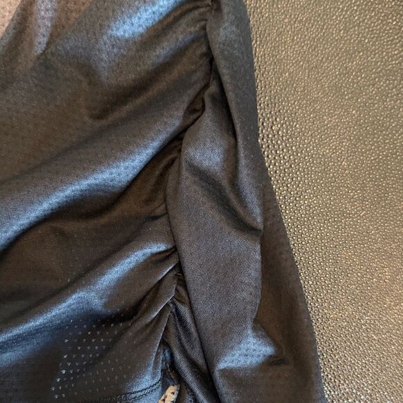 Lucky in Love Tennis Black and White Ombre Long Sleeve Top size Large - Picture 4 of 11